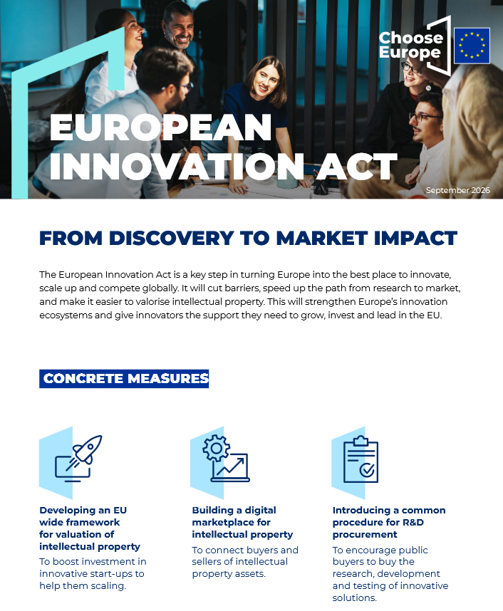 IPRHelpdesk's tweet photo. ๐ The European Commission has proposed a European Innovation Act, a major initiative under the EU Startup and Scaleup Strategy and the Competitiveness Compass-
๐ https://t.co/94CiUf5Eoz
#IntellectualProperty #Innovation #KnowledgeValorisation #TechnologyTransfer https://t.co/m4kOznP9sG