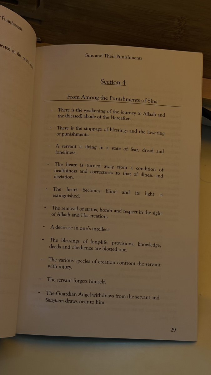 u_ramlahh's tweet photo. From among the punishments of sins…

Ibn al-Qayyim [رحمه الله] https://t.co/Jtul6i24HK
