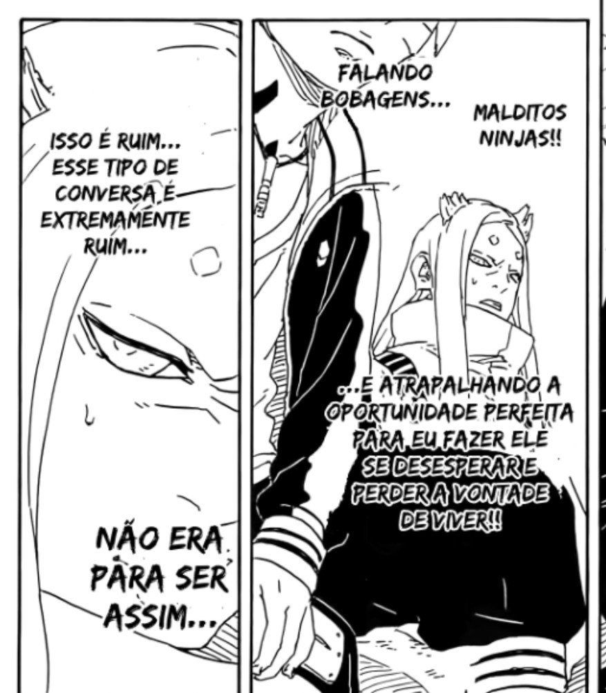 Ice_Apn's tweet photo. Momoshiki quer que o Boruto perca a cabeça.. Agr com Sarada em risco ele sabe que ela pode ser um meio. Num futuro com  Borushiki, será que o Boruto abriria mão do próprio corpo para salvar a Sarada de um risco serio? Será que o Momoshiki se aproveitaria disso e daria essa ideia? https://t.co/lRQmRC5chr