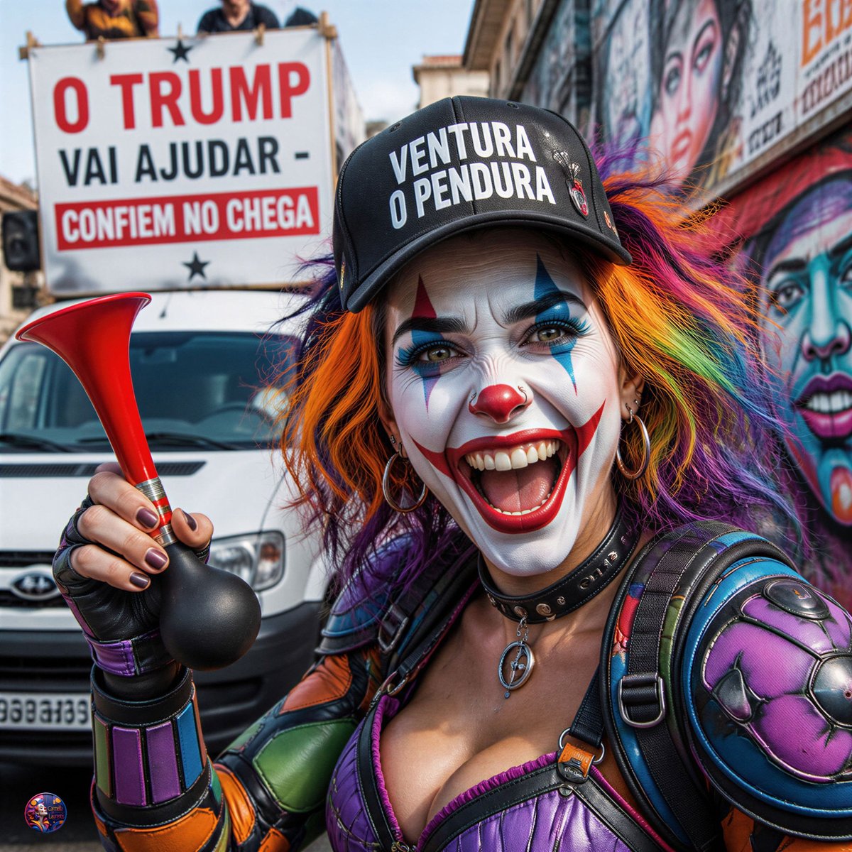 carmellentis's tweet photo. @AndreCVentura ANDRÉS ESTOU CONTIGO  !! GANDA XUPA XUPA ! 

AGORA É QUE VAI BAIXAR OS IMPOSTOS !! TRUMP ESTÁ COM O CHEGA !! BUZINÂO !! BUZINÂO !! BUZINEM FDSSSSSSSSSSSSSSSSSSSSSSSS !!  🤡🤡🤡🤡 https://t.co/wdrfAYFBiz