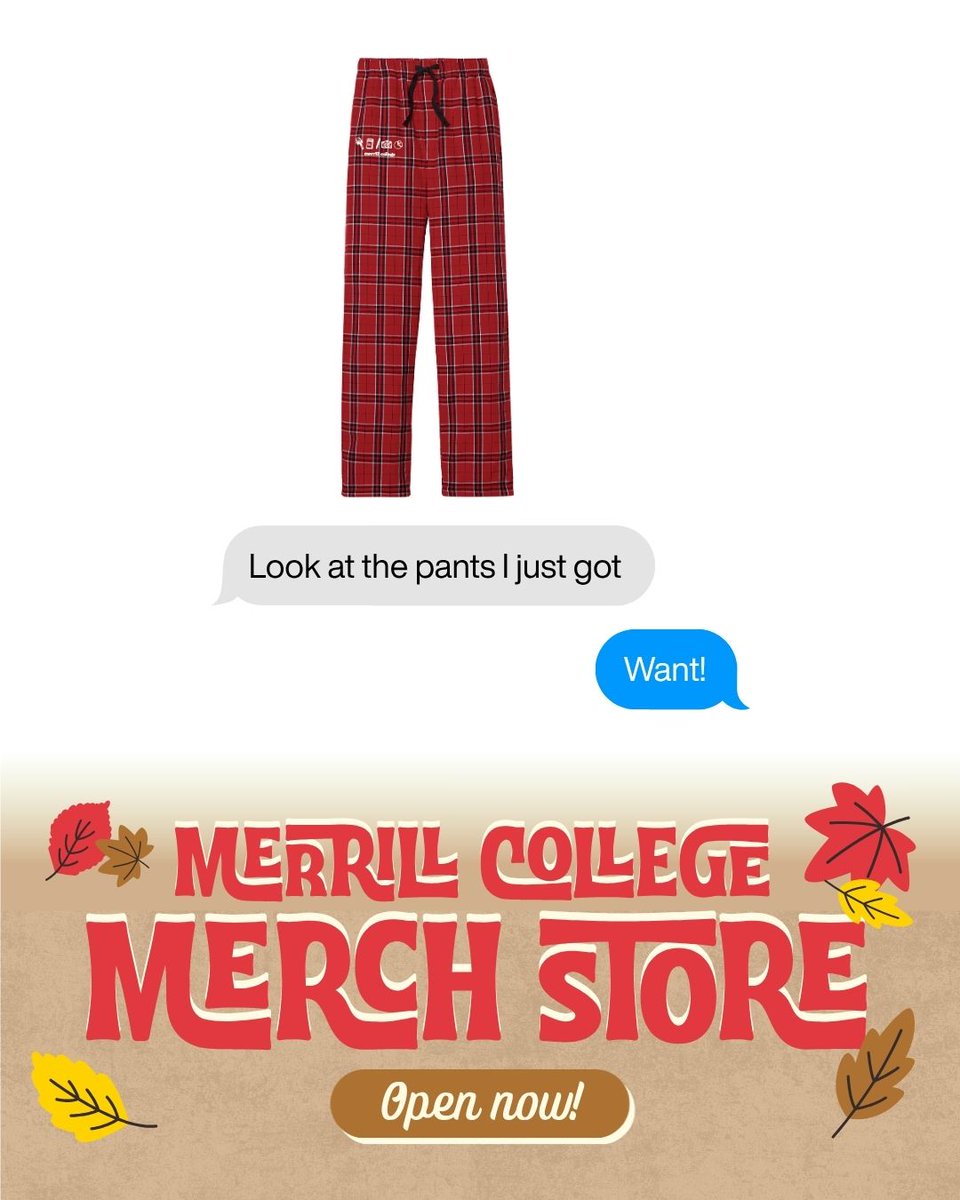 merrillcollege's tweet photo. Only TWO DAYS LEFT to get your #merrillmade merch!

The Merrill College Fall 2026 Merch Store closes Friday, so get your swag before it's too late. 

This is the ONLY FULL merch store this school year. Check it out at https://t.co/YTeQdHex4d #fearlessjournalism https://t.co/TycPEv3OkX