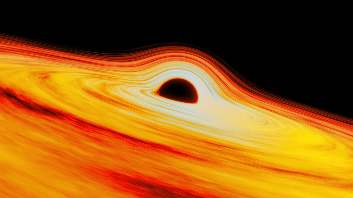NOIRLabAstro's tweet photo. Black holes: the Universe’s ultimate introverts. 🕳️
They pull you in, but they never open up. 👀

This is an artist’s impression of Sagittarius A*, the supermassive black hole at the center of our Milky Way.
Credit: @GeminiObs/NOIRLab/NSF/AURA/J. da Silva (SpaceEngine) https://t.co/6FJSLmRiRK