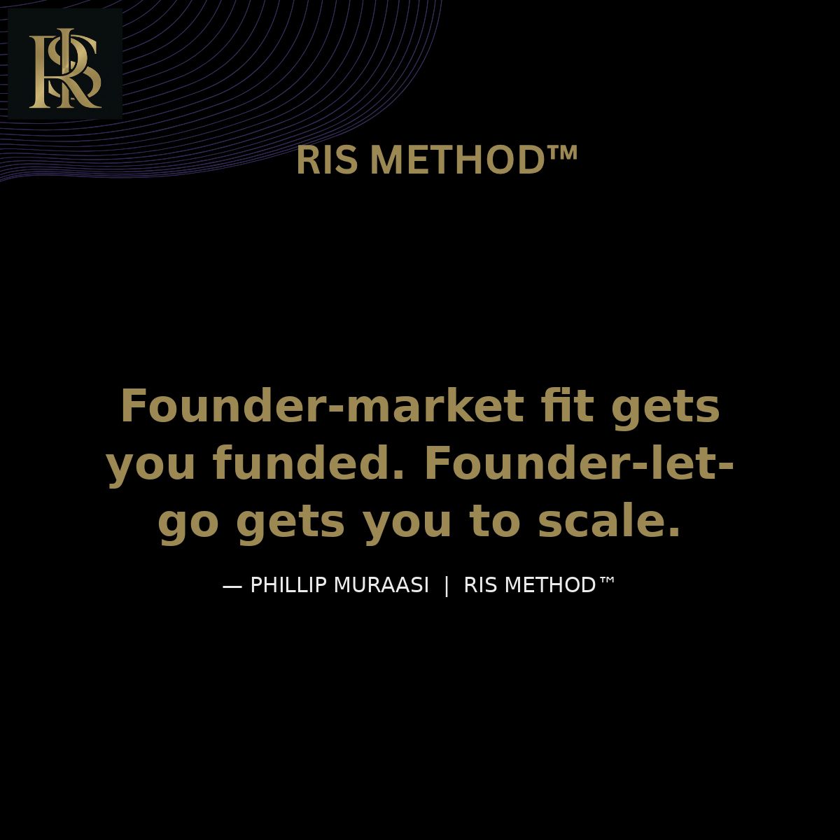 coachphill_k's tweet photo. Founder-market fit gets you funded. Founder-let-go gets you to scale. — Phillip Muraasi | RIS Method™

Take the Leadership Friction Autopsy: https://t.co/0S058kwuru https://t.co/ZuKGxjbD9H
