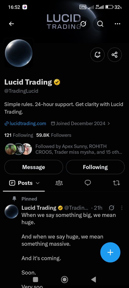 ubee280's tweet photo. @MrZincx @TradingLucid Already following @MrZincx and @TradingLucid  liked &amp; saved the post.
Tagging 3 traders friends:
@EdgeOverEmotio @immj234 @OfficialBarthfr
Appreciate the opportunity, looking forward to Monday’s selection. Good luck everyone. https://t.co/vVPkGGn7kc
