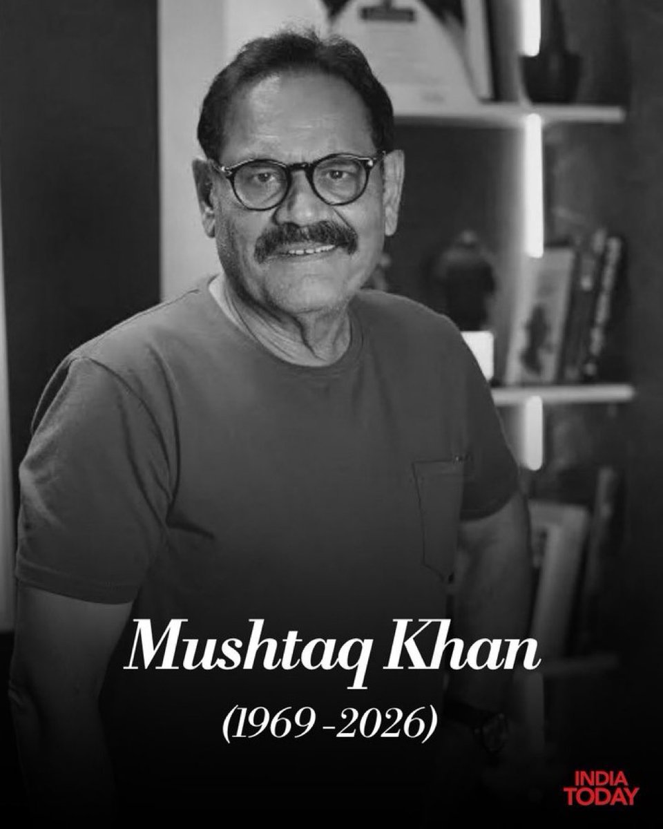 Tejas1081's tweet photo. Rest in Peace Mushtaq Khan sir.

Thanks for laughing us, making the moments of little joy and unambiguous comedy. 

You’ll be Missed. https://t.co/byi42diEuL