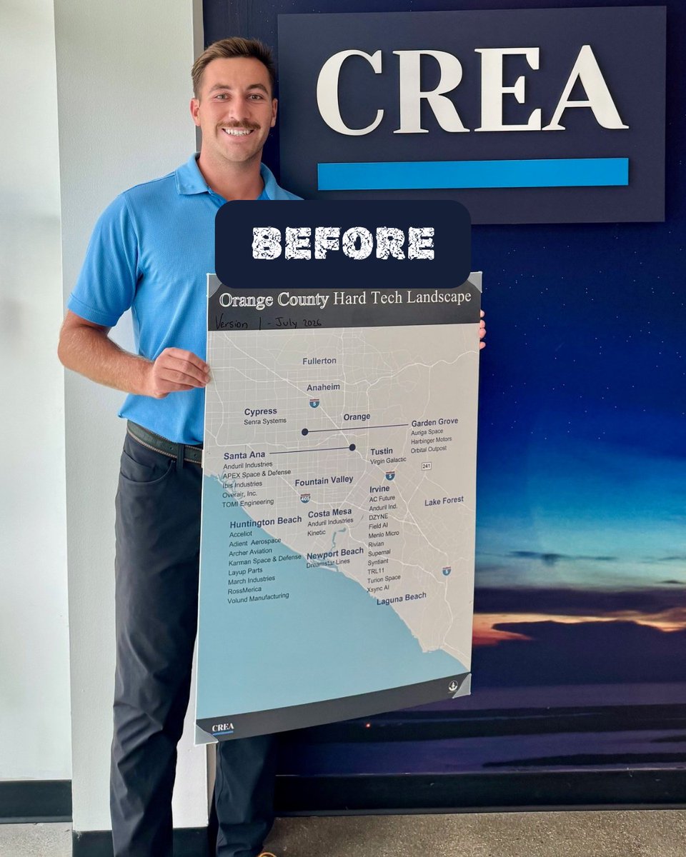 LukeStiebel's tweet photo. My Orange County Hard Tech Landscape map has come a looooong way since I started in mid-July. 

I plan on releasing version 2.0 in a few weeks. 

If you want to be on this map but don’t see your company, DM me. 

-Luke https://t.co/v2JogBMxIo
