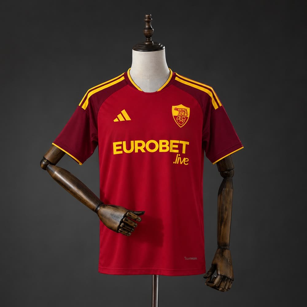 IMPORTAAI's tweet photo. 🛒 Link atualizado das camisas da Roma 2026/27 🔴

🟡 Compre pelo Mercado Livre:

- Home Torcedor
🔗 https://t.co/FYyIT65WGo

- Away Torcedor
🔗 https://t.co/VKCzDYQ0jq https://t.co/wft1xca9iD