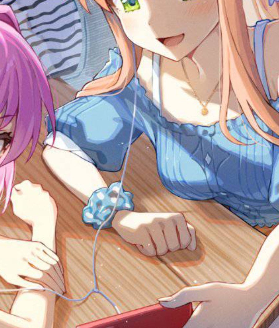 yoriwantsbrkfst's tweet photo. Monika having a scrunchy on her despite already having her hair up?? WHO THE FUCK COULD IT BE FOR???? WINK https://t.co/krQ5Kd2qlZ