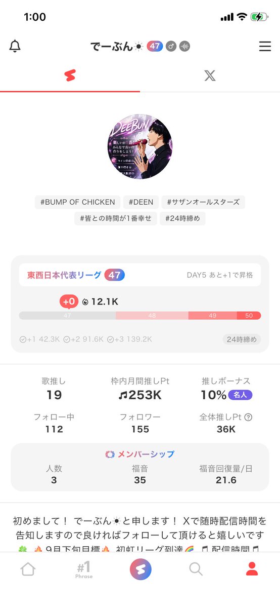Bun13un_'s tweet photo. こういう事をXで呟くのは苦手なんですが9月24日に虹リーグに到達する事が出来ました😭

配信を始めて色んな人に出会い支えてもらってここまで来れました！

本当にありがとうございます！！

これからも変わらず楽しく配信をしていきたいと思っています☺️

今後とも宜しくお願いします🙇 https://t.co/aX7kgOX5lm