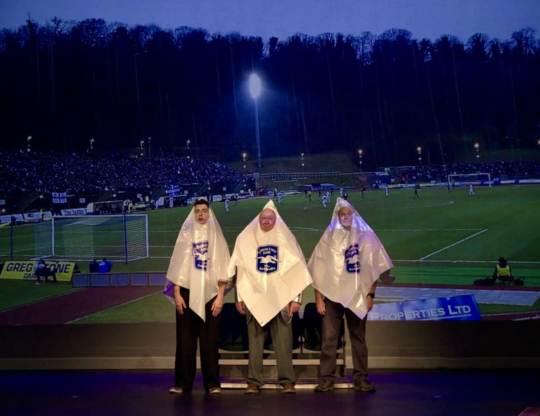 StandorFallplay's tweet photo. A few moments from the stage of Stand Or Fall the Play ⚽️🎭

From the highs and lows of football to the stories, characters and relationships that sit behind the game, this production brings Brighton’s football story to life in a way that’s funny, emotional and very relatable.

And with an audience packed with Brighton fans, football lovers and theatre-goers, there’s been a brilliant atmosphere at Theatre Royal Brighton.

📍 Theatre Royal Brighton
📅 Playing until Saturday 26 September

If you haven’t seen it yet, there are still chances to get your tickets and experience Stand Or Fall the Play for yourself.

🎟️ Don’t miss it.

📸 Photos: Csenge Fodor

#StandOrFall #Brighton #BHAFC #BrightonAndHoveAlbion #TheatreRoyalBrighton #BrightonFans #Football #FootballTheatre #BrightonTheatre