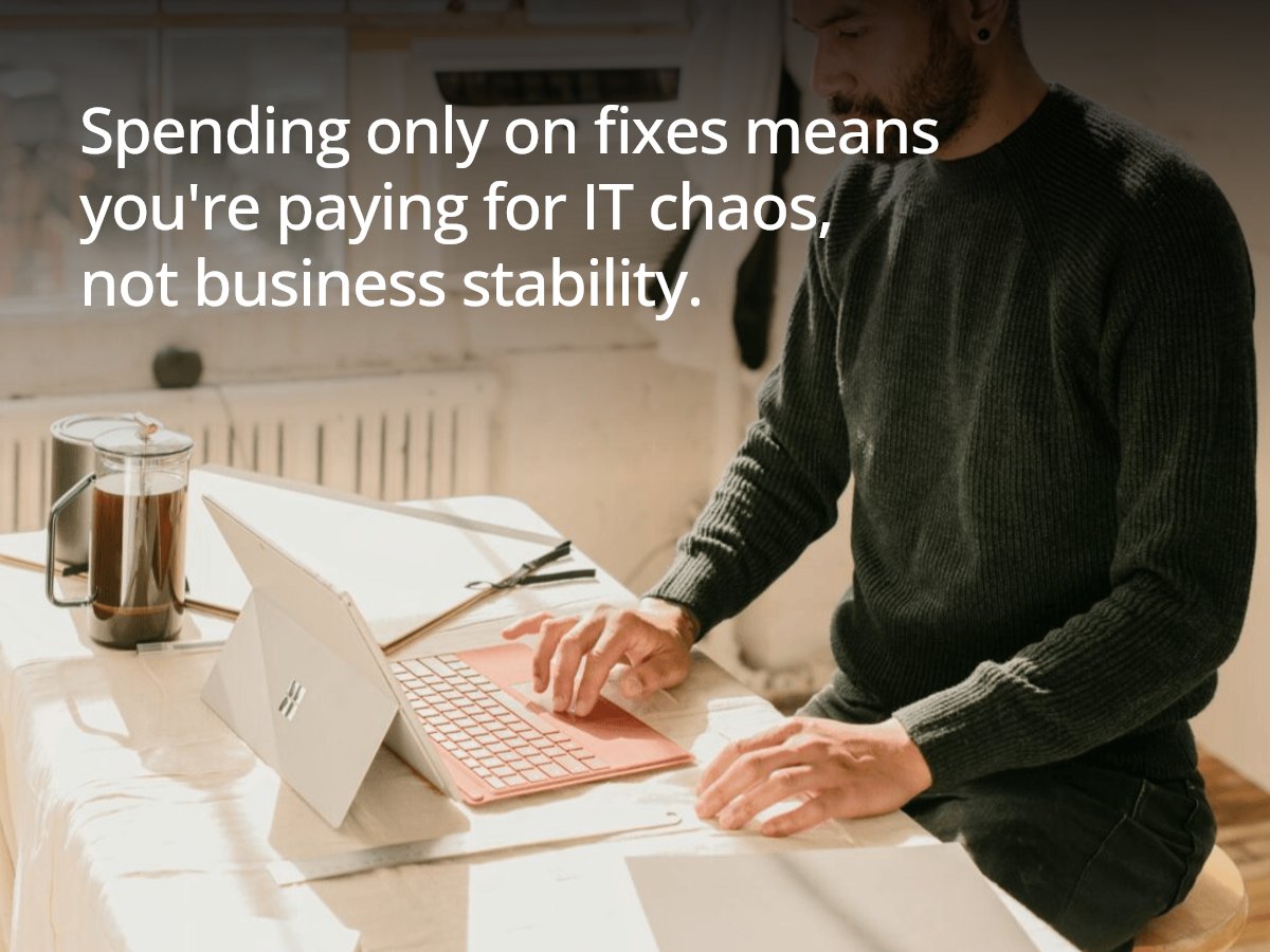 TSIFunnyGeek's tweet photo. Is your IT budget buying stability, or just paying for repairs after things break?

This quarter, smart money goes to proactive monitoring, layered security, and tested backups. That’s how you keep business moving when tech gets moody.

https://t.co/4OcjnS5Ju8 #leadership https://t.co/DpQhmKZwHo