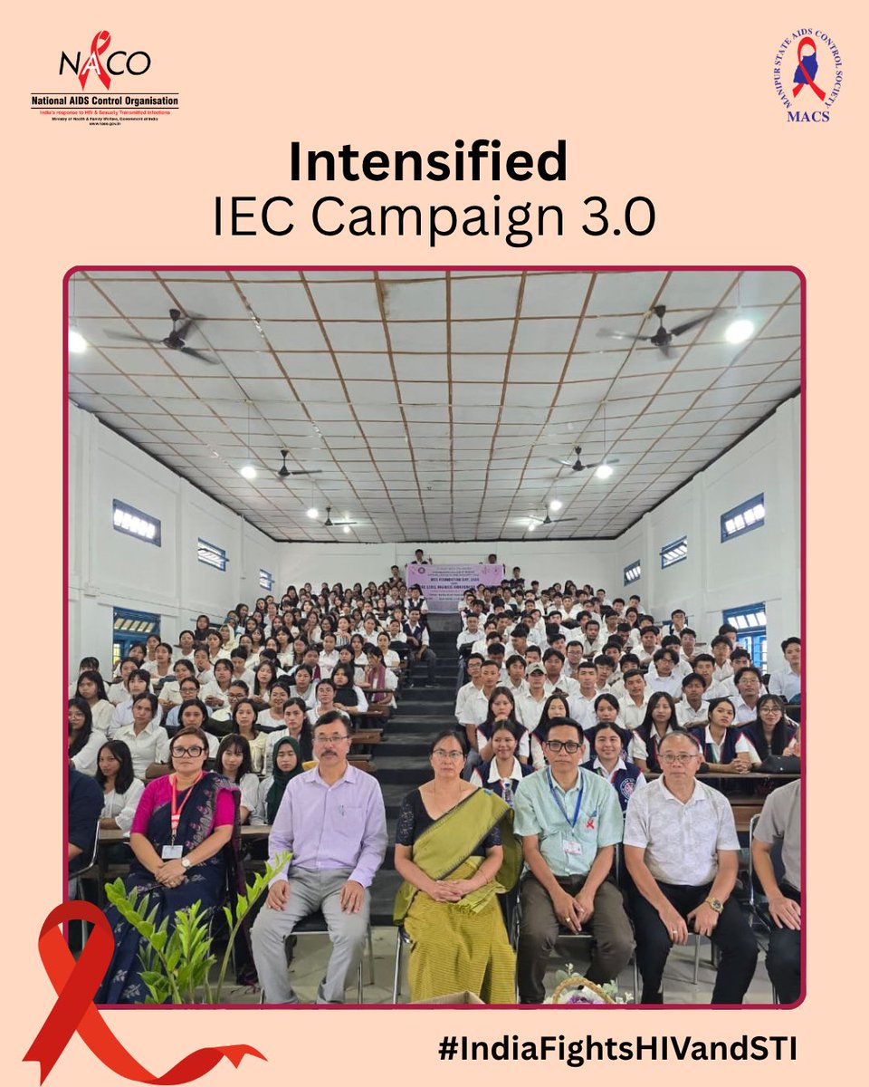 ManipurAIDS's tweet photo. From classroom to community, Manipur State AIDS Control Society is taking HIV &amp; STI awareness where people learn, connect and grow 2 ensure accurate knowledge is reached. 
#IndiaFightsHIVansTI #KnowYourHIVStatus #HIVAwareness #HIVPrevention
#EndAIDS #EndStigma @NACOINDIA https://t.co/eiAcrWDqWl