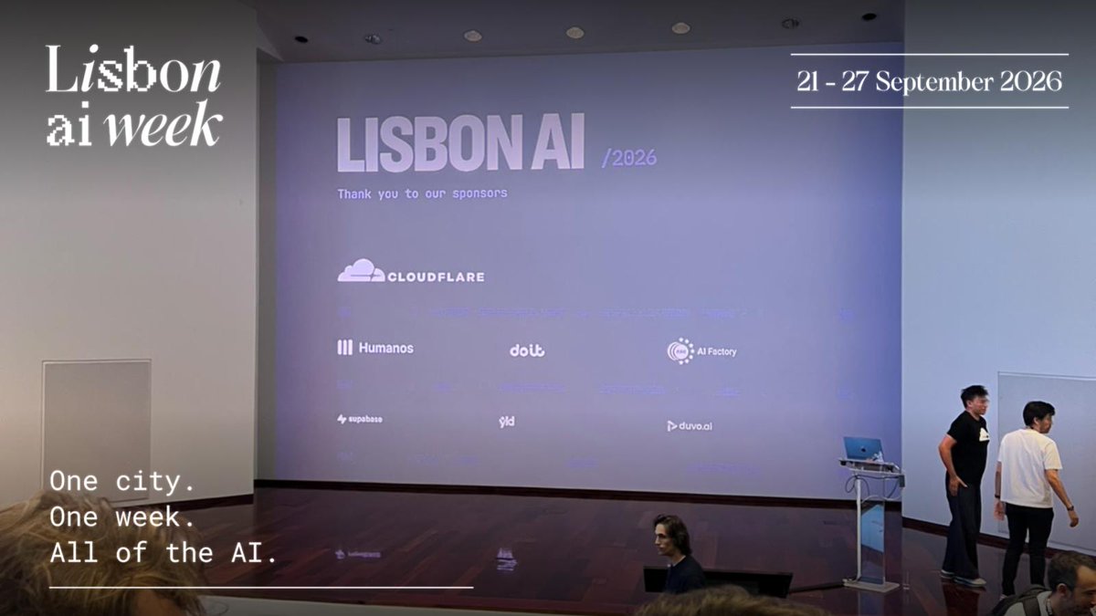 lisbonaiweek tweet picture