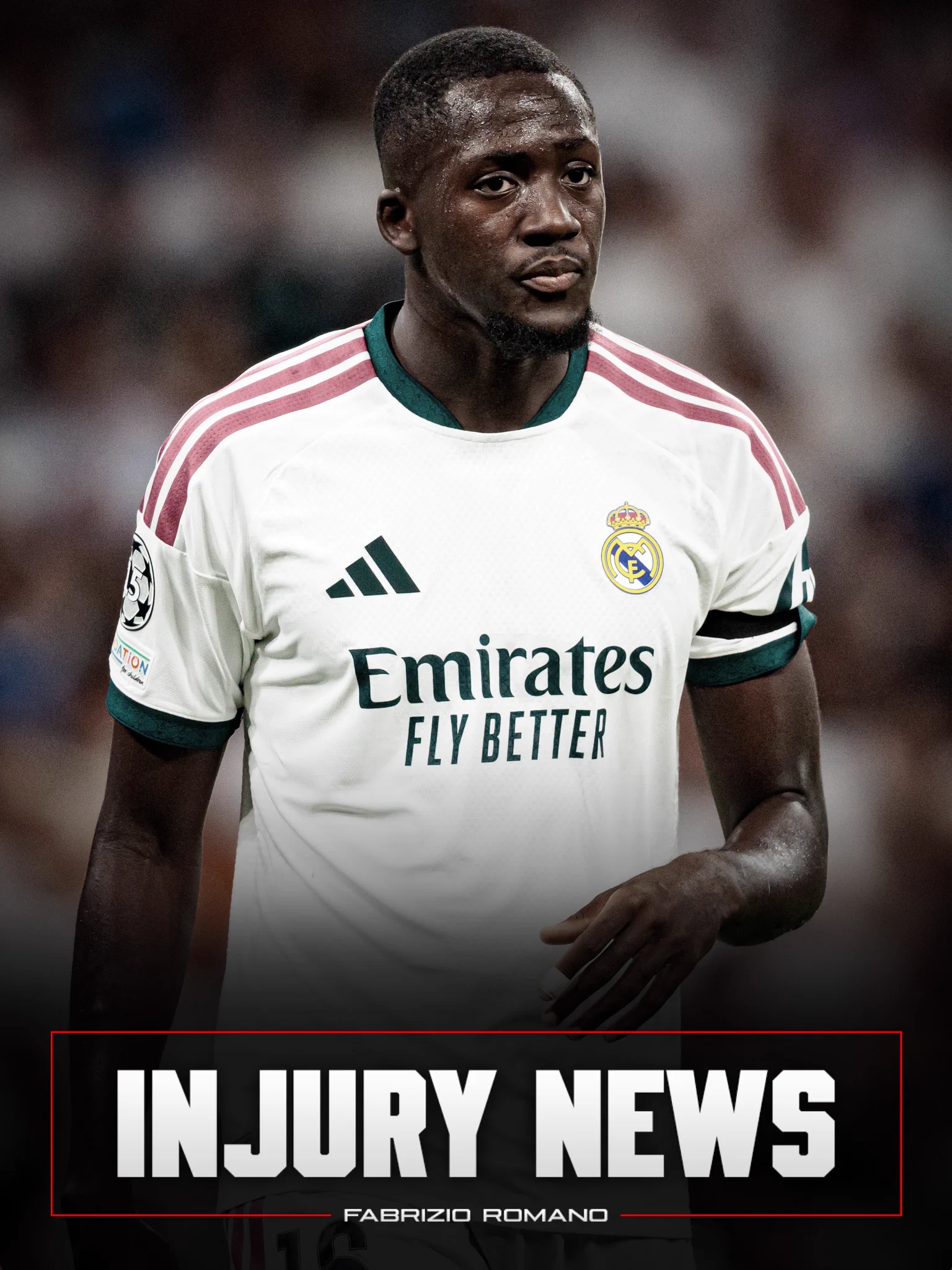 Ibrahima Konaté has been diagnosed with a right-leg injury