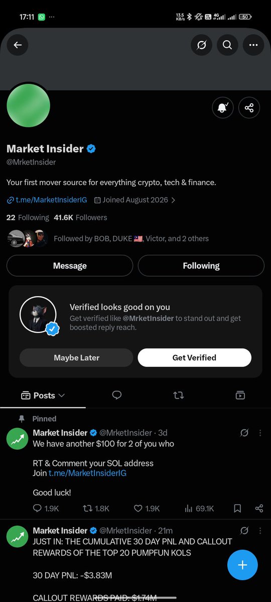 billionafc's tweet photo. @SamuelXeus @MrketInsider 6rAm8zS9MuXN8js6vJ6PapWuMJnvHjFudgoJ3AwZB1Zf https://t.co/2fqIaqf9tu