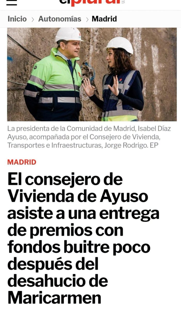 isacabezo's tweet photo. @IdiazAyuso https://t.co/6QtoDsNs2T