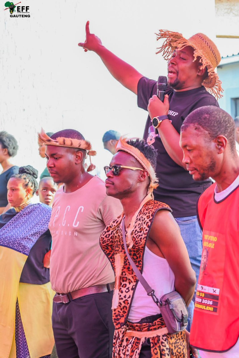 NthabisengTshiv's tweet photo. ♦️In Pictures♦️

We concluded our day in ward 03  joining fighters for the Heritage Day Program held at Winnie Mandela Squatter Camp,Zone 8 where the mayoral candidate in the Ekurhuleni Metro, Nthabiseng Tshivhenga gave a message of support and encouragement towards victory on the 4th of November 2026.

It is crucially important that as leaders of the society we find ourselves everywhere where our people are found and have the ability to be all rounders.

#VoteEFF
@EFFSouthAfrica