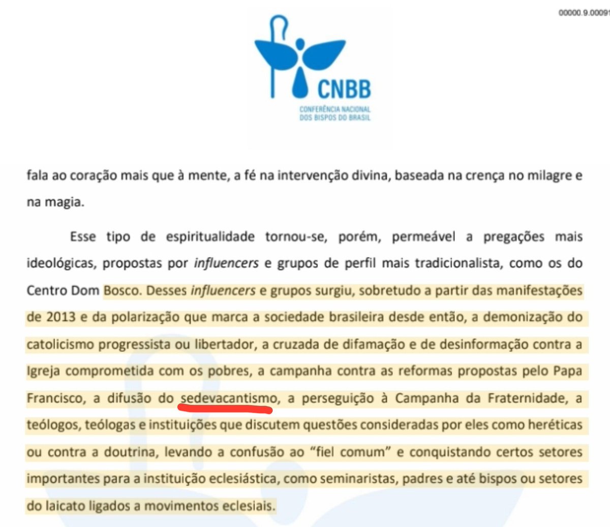 josemariaotf's tweet photo. CNBB nos mencionando em 2023. 🥳 https://t.co/vPNQDdIcXI
