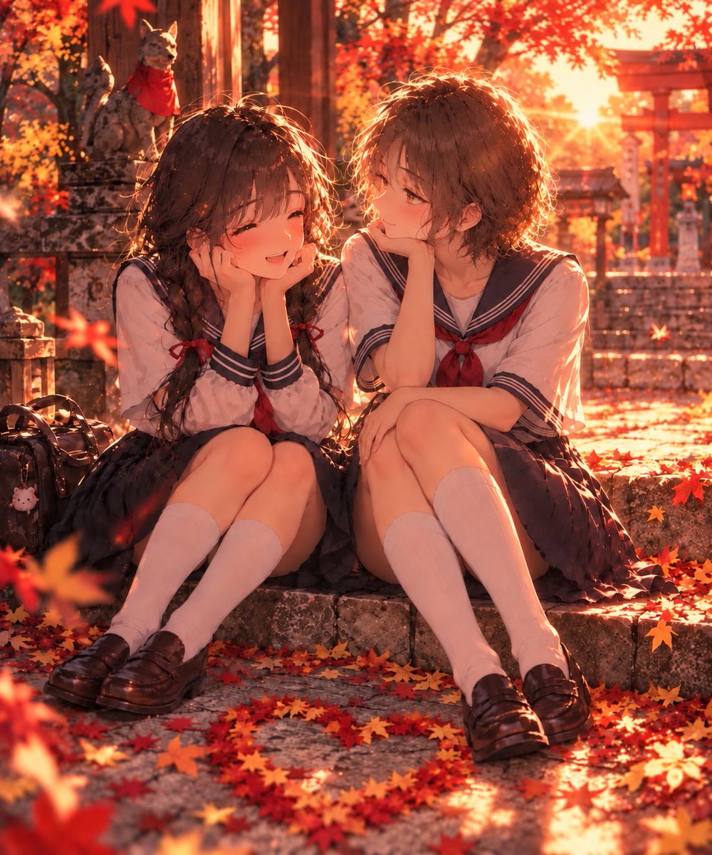 iloha_love's tweet photo. 心友ちゃんと❣️

少し昭和レトロに見えるように…

彼女と重ねてきた沢山の時間は何よりの宝物✨

#ハートアクション https://t.co/XLXWVcyplS