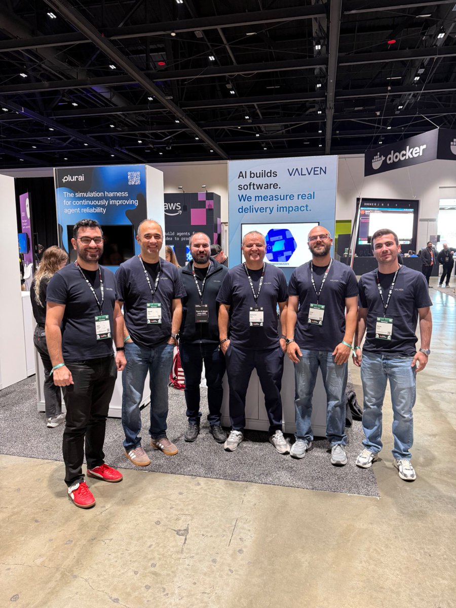 mdemir's tweet photo. Two major events in one week, from New York to San Francisco. What a team, what an energy! 🚀

We’re at @WeAreDevs World Congress North America!

Come find @valventech at Booth 528 and let’s talk about rethinking the AI-driven SDLC.

See you around! 👋 https://t.co/2kcgOouoAs
