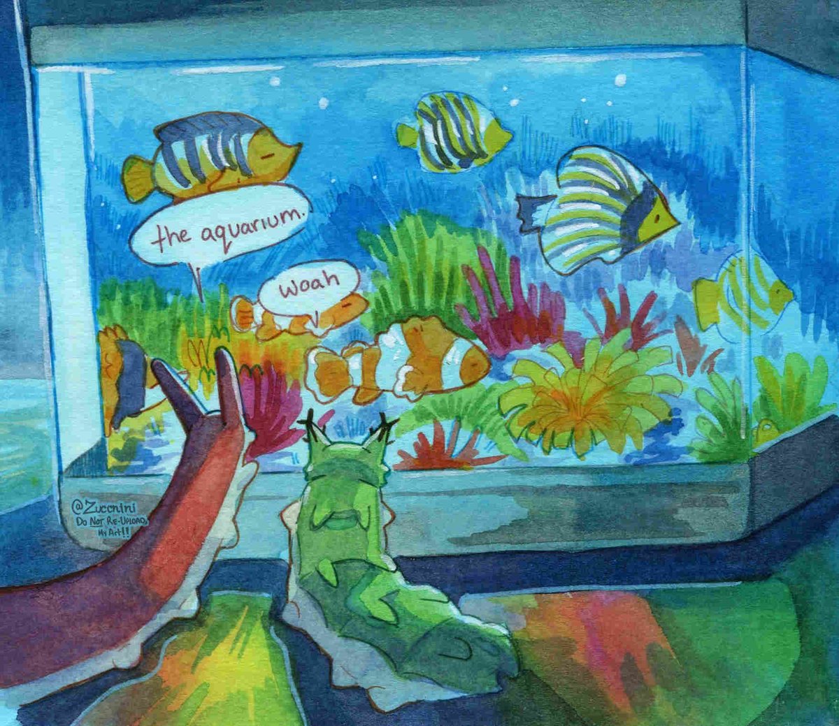 zuccnini's tweet photo. [oc] The aquarium, 2025 https://t.co/YUPn9NPUNY
