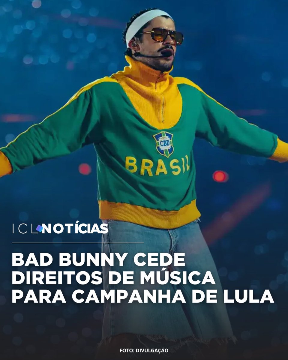 ICLNoticias's tweet photo. A equipe do músico porto-riquenho Bad Bunny confirmou a autorização para o uso da música "Lo Que Le Pasó a Hawaii" na campanha de Lula.

A canção é um manifesto social e cultural sobre soberania. https://t.co/l4UwRW1ayQ