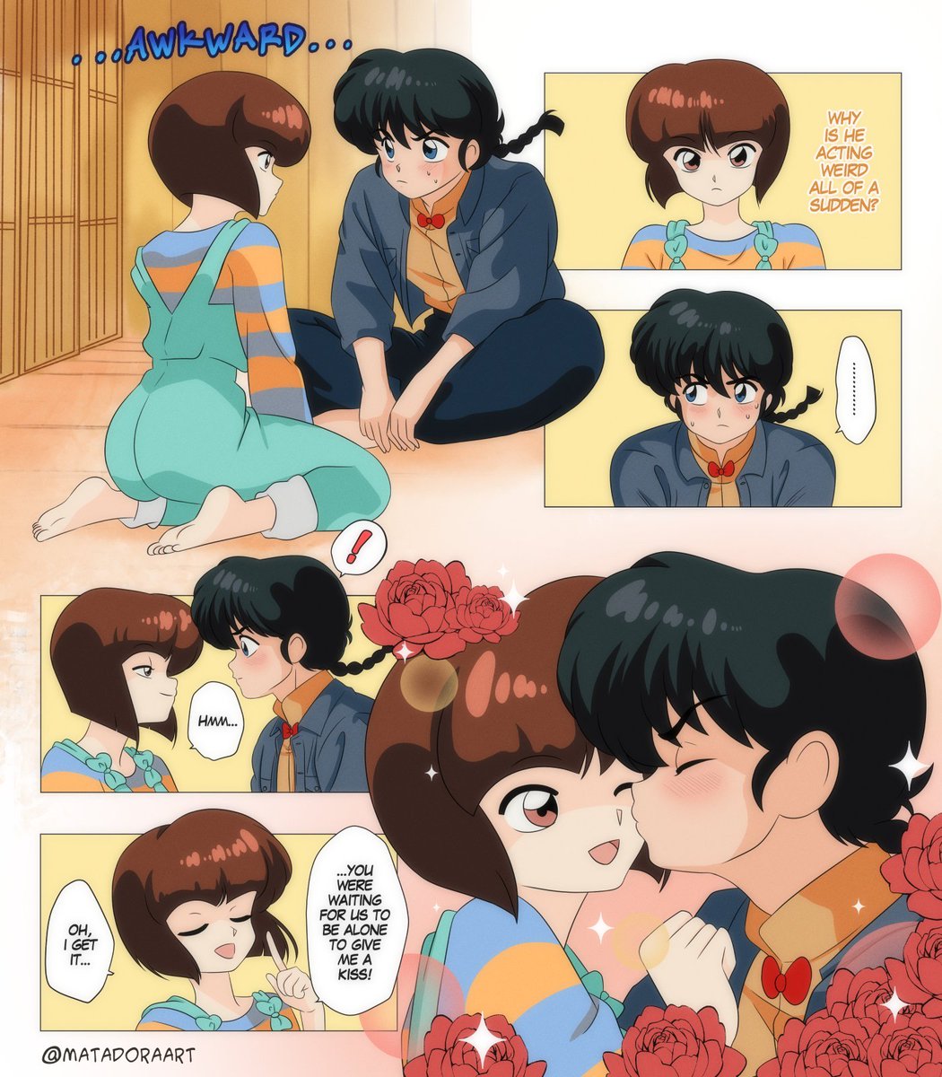 MatadoraArt's tweet photo. Another Ranma x Nabiki commission -3-
Thanks so much for the support, as always!

I feel very motivated to reactivate my accounts (seriously, this time... this time it's for real).

#Ranma #Ranbiki #Commission https://t.co/DgcFbFayuy