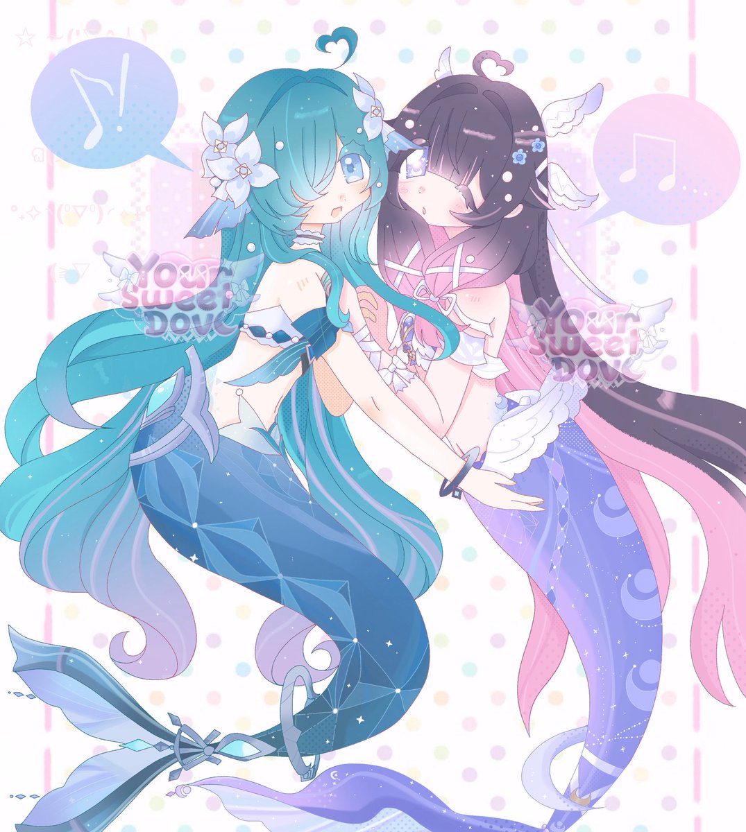 asweetdove's tweet photo. my hydro princesses ꒰ঌ( ᴗ͈ˬᴗ͈)໒꒱
#columbina #genshin #genshinimpact #vodyanitsa https://t.co/LtzBIYrMHa