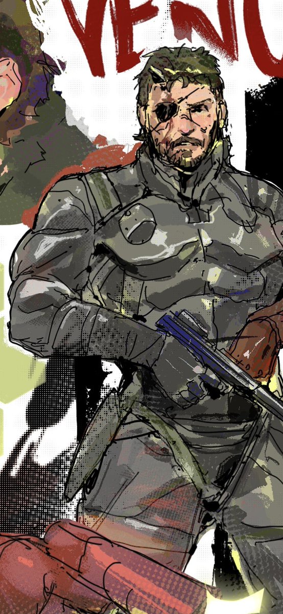 Nacho_Art128's tweet photo. MgsV doodles, Venom/Punished Snake. 

#metalgearsolid https://t.co/3DxdcSfgNV
