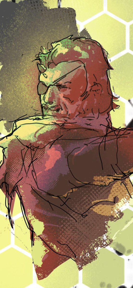 Nacho_Art128's tweet photo. MgsV doodles, Venom/Punished Snake. 

#metalgearsolid https://t.co/3DxdcSfgNV