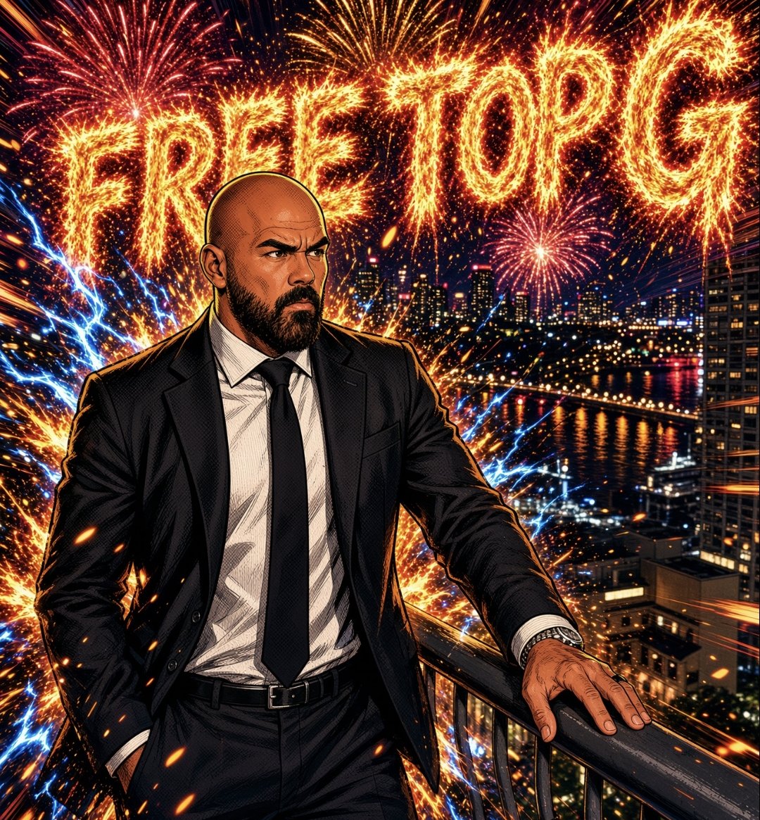 RealTateNews's tweet photo. Free Top G https://t.co/kruVyZcWAR
