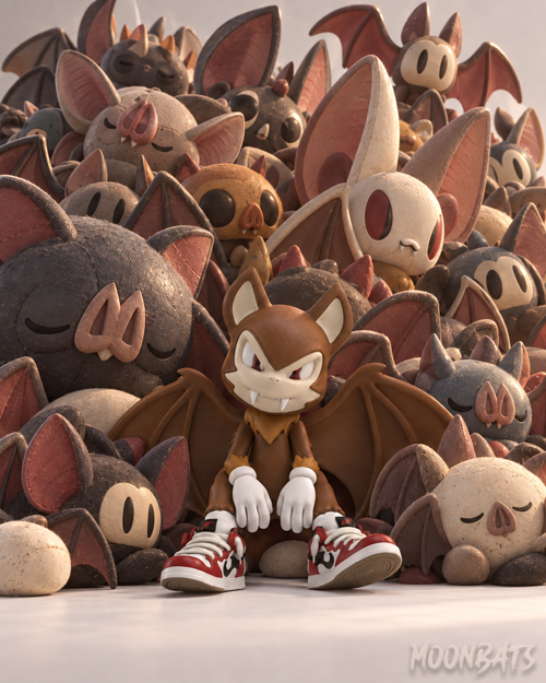 Moon_Bats's tweet photo. Xero enjoys the company of all different types. 🦇❤️

Different looks, different vibes, different stories....but there’s always room in the cave to enjoy each other’s company.

Life’s better when we appreciate what makes everyone unique. 🤝

#MoonBats4Life

Big love to our bat fam @edizkan_ for the prompt!