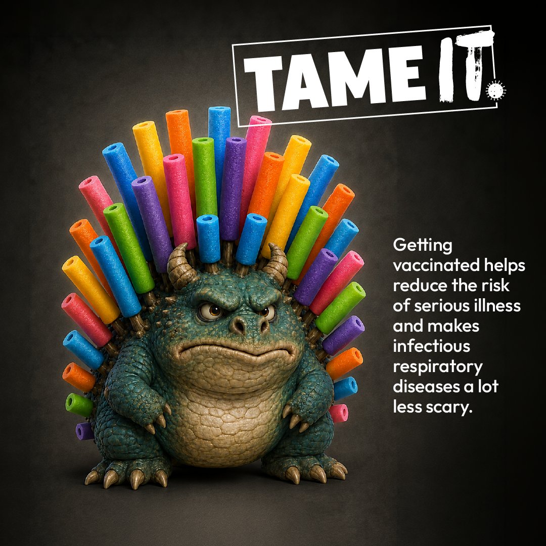Vaxyourfam's tweet photo. VYF is proud to be a part of the National Respiratory Communications Initiative (#NRCI) to give families and healthcare professionals the information they need this respiratory disease season.

#ProtectPreparePrevent so you can #TameIt. Learn more: https://t.co/fdovWKz5Jx. https://t.co/nAaT77D6t2