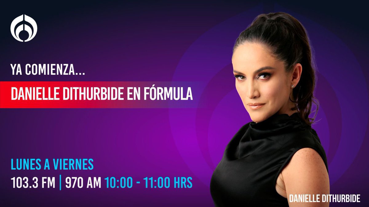 daniellemx_'s tweet photo. Jueves 24 de septiembre del 2026, ya estamos en vivo con el tema del día, noticias, tendencias y más...¿nos acompañan? 📻 @Radio_Formula 
https://t.co/hMC8wqc7HK https://t.co/zDi3BQOBk5