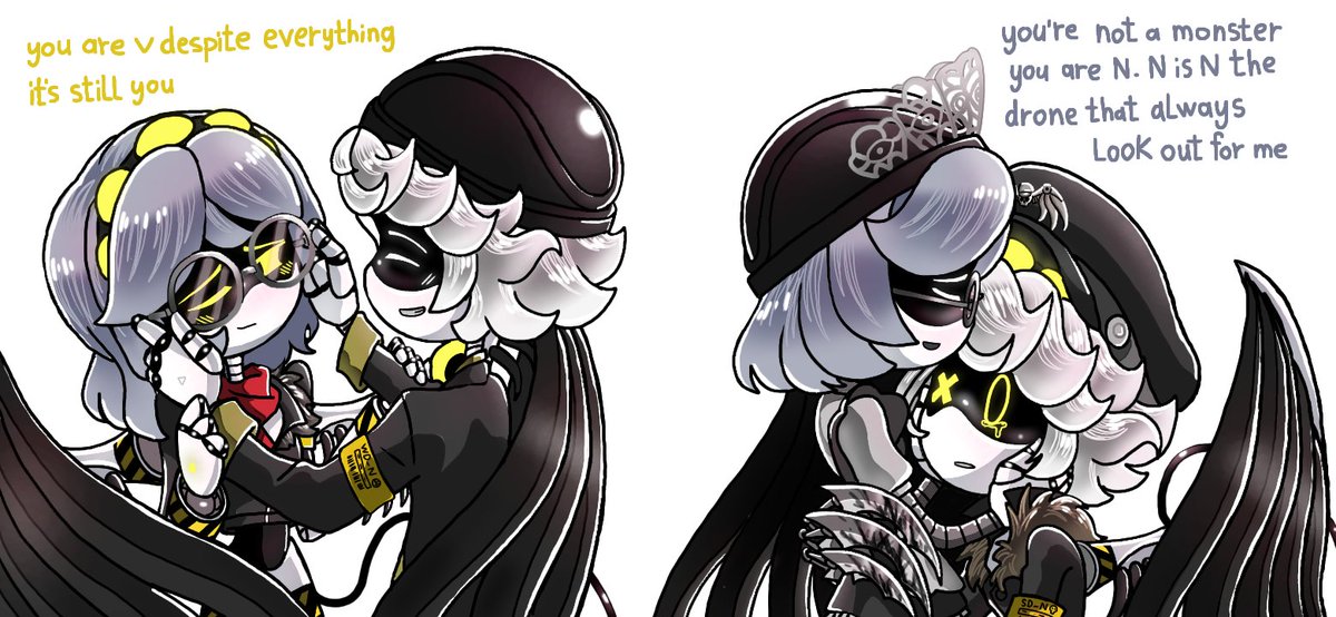 YasrA11491's tweet photo. Day 4: you're not a monster
#envyweek2026 #murderdrones https://t.co/hKWfclfbWN
