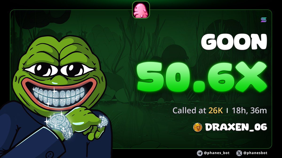 Draxen_0's tweet photo. 50.6x gain on $GOON

HSUMi4rMgjrx7zRUabw3ogGu1pa5hmF2eVcXj9Apump https://t.co/BYqiJFQven