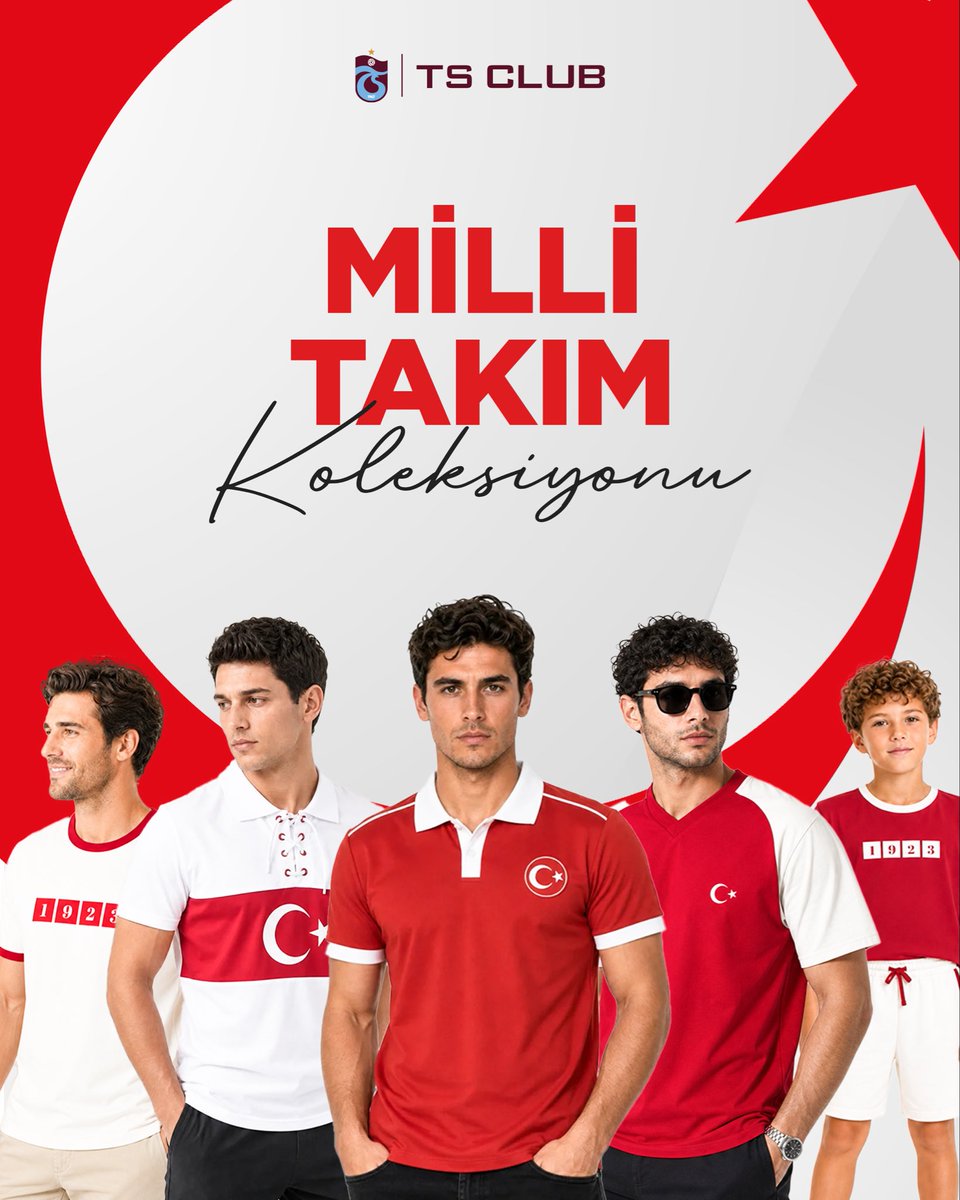 tsclub's tweet photo. 🇹🇷 Milli Takım heyecanı, şimdi TS Club’da!

❤️🤍 Ay-yıldızımızı her an yanında taşımak isteyenler için ‘Milli Takım Koleksiyonu’ şimdi tüm TS Club’larda sizleri bekliyor.

🔗 https://t.co/4nNMfLvHBV https://t.co/4ArEnCsOI0