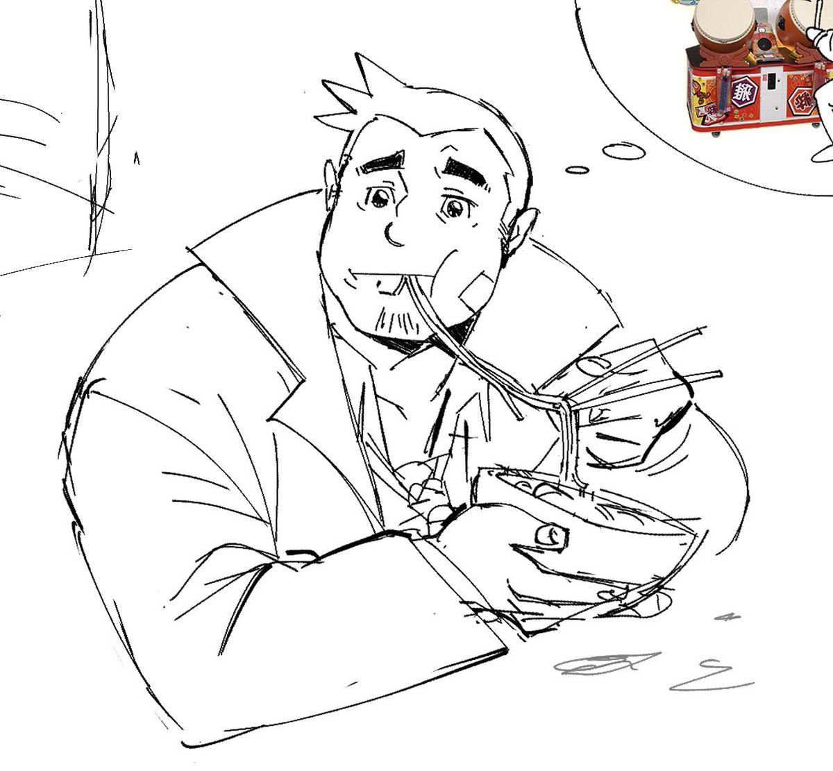 batgaszzzz's tweet photo. oh aren’t you a jolly one gumshoe https://t.co/pl3XrtuLPF
