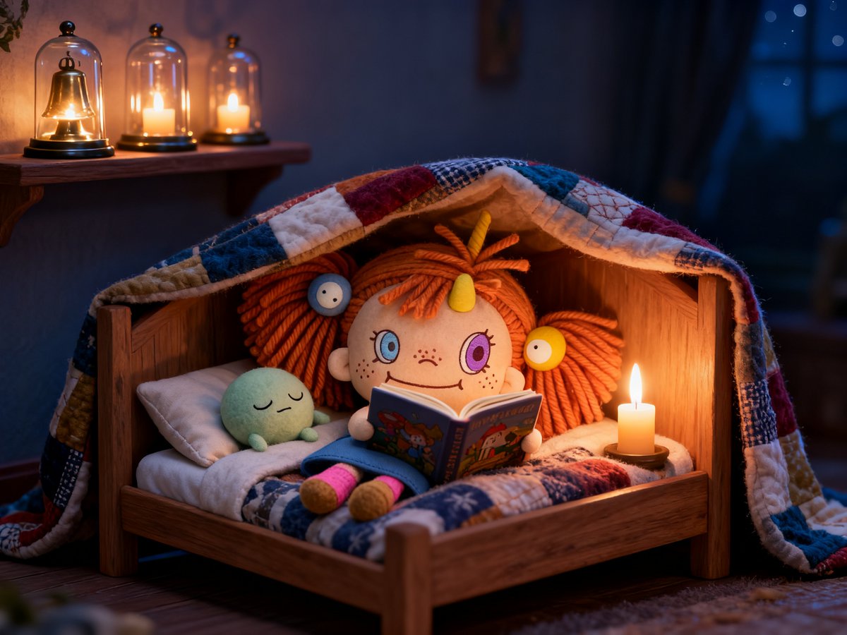 solanapolar's tweet photo. one more chapter. the jars glow so she can read. https://t.co/uKD1JXYZjT