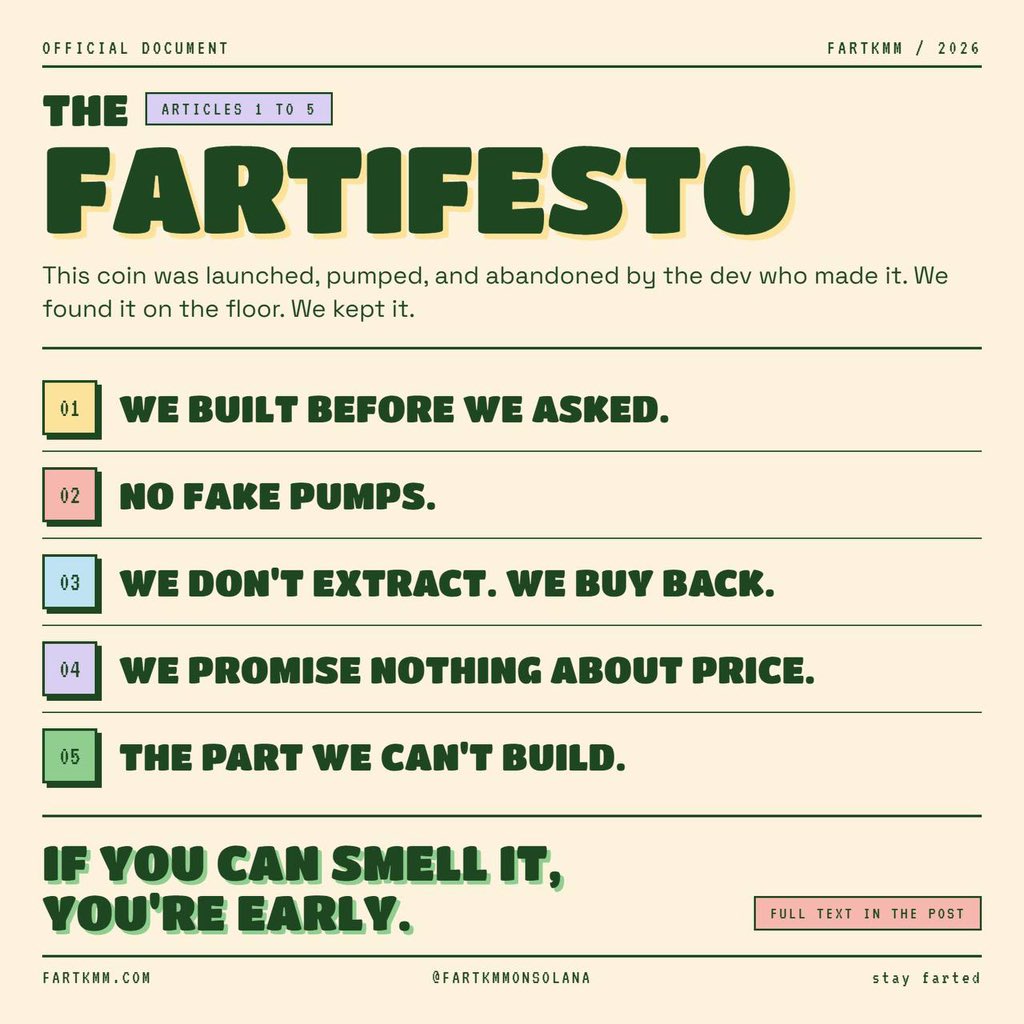 Steph_sznO's tweet photo. @solana @zama @sunrise Infra like this is why Solana keeps the meme lane open.

$FARTKMM is the one I’m sitting in this week, Pressure Build pays you to hold, not to flip.

@fartkmmonsolana 
https://t.co/IE1iIhPbjI https://t.co/iuRaK28oYR