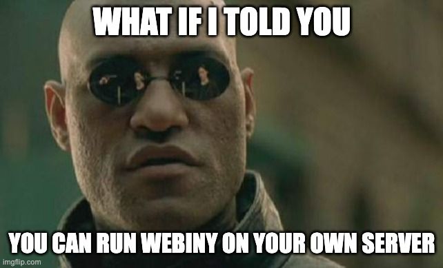 WebinyCMS's tweet photo. Webiny used to mean AWS. Now it can run anywhere you can run an app. 🚀

A VPS, a box in your rack, a container in your cluster, your laptop — pair it with SQLite or Postgres and you're up.

Full story here: https://t.co/1nOQOZYQvx

Standalone is in alpha. Tell us where you've managed to run it. 👇