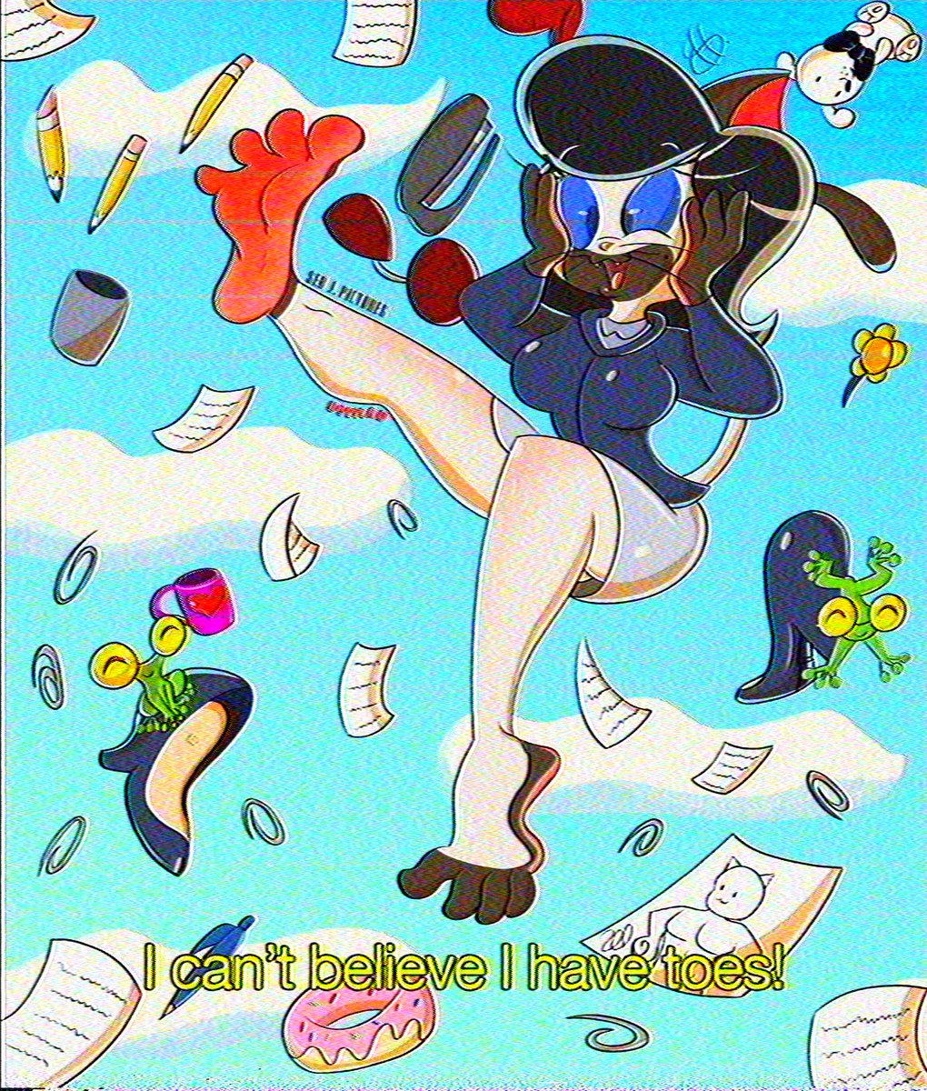 Seb_J_Hernandez's tweet photo. Delilah floating in thin air!

Inspired by @cosmos_mad 

#myart #furryart #cat #paws #floating #illustration‌‌ https://t.co/Ef2S6FyCFl