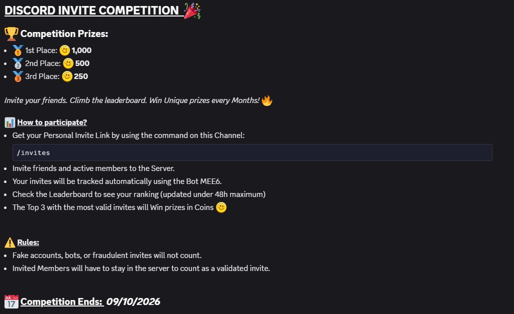csdropcom's tweet photo. 🎉 CSDROP DISCORD INVITE COMPETITION IS LIVE!

1,750 Coins shared between the Top 3 inviters over the next 2 weeks! 🏆

Join the CSDROP Discord and check the Invite Competition channel to participate!

🎁 $30 GIVEAWAY: RT + LIKE! https://t.co/deBBDkfphc