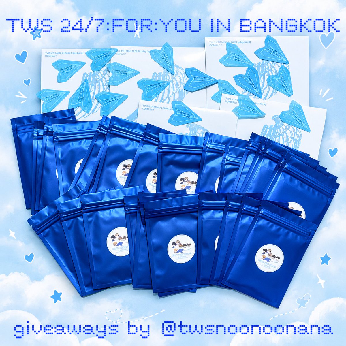 twsnoonoonana's tweet photo. ₊˚⊹♡ TWS TOUR '24/7: FOR: YOU' IN BANGKOK ♡⊹˚₊
#247FORYOU_IN_BANGKOK

เจอกันวันเสาร์นี้นะคะ เรากับ @oliv__mm17 มีบั้ม, การ์ดสุ่ม, confetti คอนที่เกาไปแจกซาอีหน้าคอนด้วยนะคะ มารับกันเยอะๆนะคะ

#247With42inBKK 

#ซาอีแจกของ https://t.co/soesuIfNjv