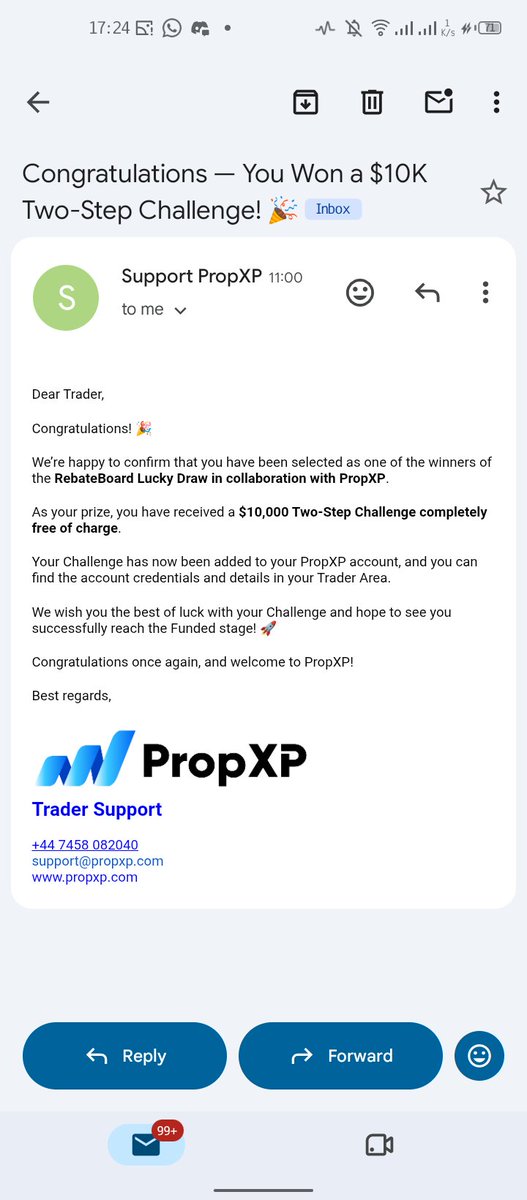 KelvinNgb's tweet photo. Thank you @rebateboard and @proxp_official prop firm account for this wonderful opportunity, I won't let you down, I will handle this with risk management I promise

Also thanks to my best friend @despondent103 for sharing and tagging me in this event he's really a life saver https://t.co/qsqwTA7deb