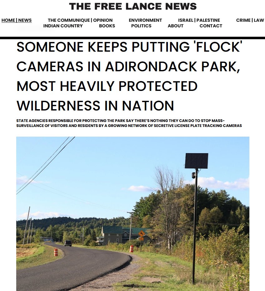 JasonBNicholas's tweet photo. Gov. Kathy Hochul @GovKathyHochul  is teaming up with Pres. Donald Trump @realDonaldTrump to fill Adirondack Park--a national treasure--with a network of license plate tracking cameras. The Park is the most protected place not just in NY, but all of the US https://t.co/5RyDnQa1Wu https://t.co/4ygfUWjVts