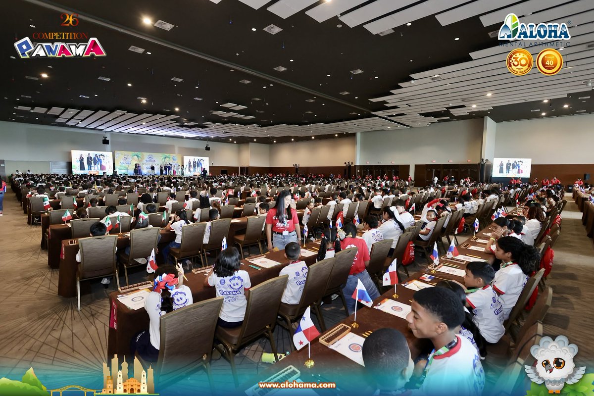 ALOHAPanama's tweet photo. 🧠🌎✨ Una competencia que unió a mentes extraordinarias

El Campeonato Internacional de ALOHA Mental Arithmetic 2026 reunió en Panamá a niños de diferentes países, unidos por una misma pasión: aprender, superarse y poner a prueba todo su potencial. 🇵🇦🏆 https://t.co/UFLP2Ia681