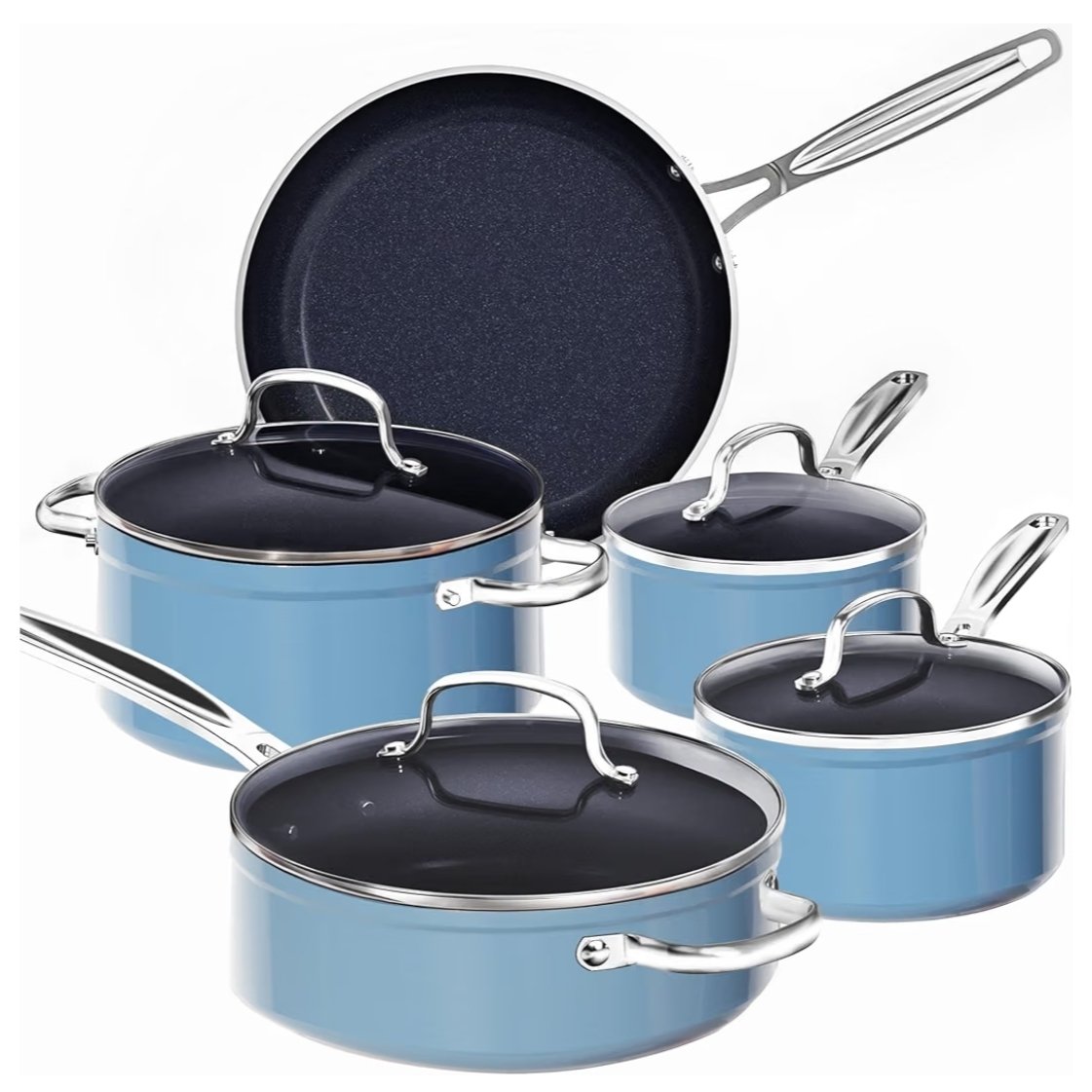 TheTrendy_Times's tweet photo. 23% Off!
9pc Cookware Set Healthy Duralon Blue Ceramic Nonstick Coated: The diamond-infused, PFAS-free set that actually stays nonstick and clean up takes under a minute.
Link: https://t.co/1Zs6TP2662
#KitchenEssentials #HealthyCooking #CookwareSet #NonstickPans #AmazonFinds #homecooking #AmazonDeals