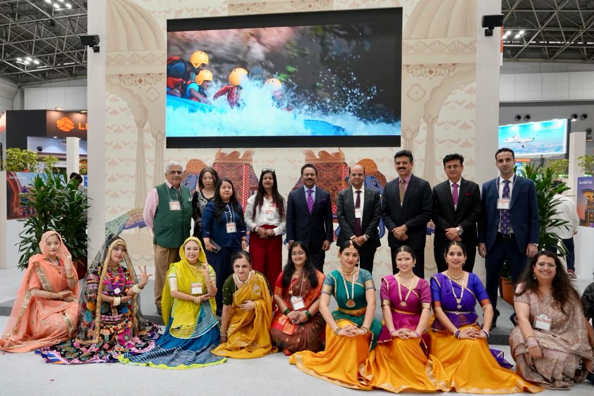 incredibleindia's tweet photo. The Ministry of Tourism is participating in JATA Tourism Expo 2026, Japan, from 24–27 September, presenting India’s diverse tourism offerings and creating opportunities for meaningful engagement with the global travel trade.

The #IncredibleIndia Pavilion was inaugurated by H.E. the Ambassador of India to Japan, in the presence of the Hon’ble Minister of Tourism, Government of Meghalaya, and Additional Secretary & Director General, Ministry of Tourism, Government of India.

Visit the Incredible India Pavilion to connect with tourism stakeholders, explore B2B opportunities and build partnerships for greater collaboration.

#IncredibleIndia #JATA2026 #IndiaJapan