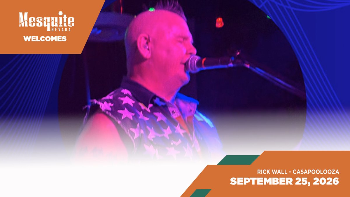 702_Events's tweet photo. 🤠🎶 Country music and outlaw vibes are coming to Mesquite! Rick Wall, The Outlaw takes the CasaPoolooza stage September 25 for a night of live music, desert views, and good times under the stars. #LasVegasEvents #Mesquite #CasaPoolooza #CountryMusic https://t.co/4e53MshJr3